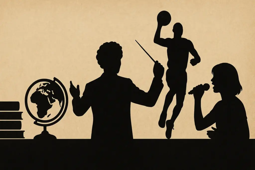 9月1日生まれの著名人やスポーツ選手、音楽家を象徴する誕生日イラスト