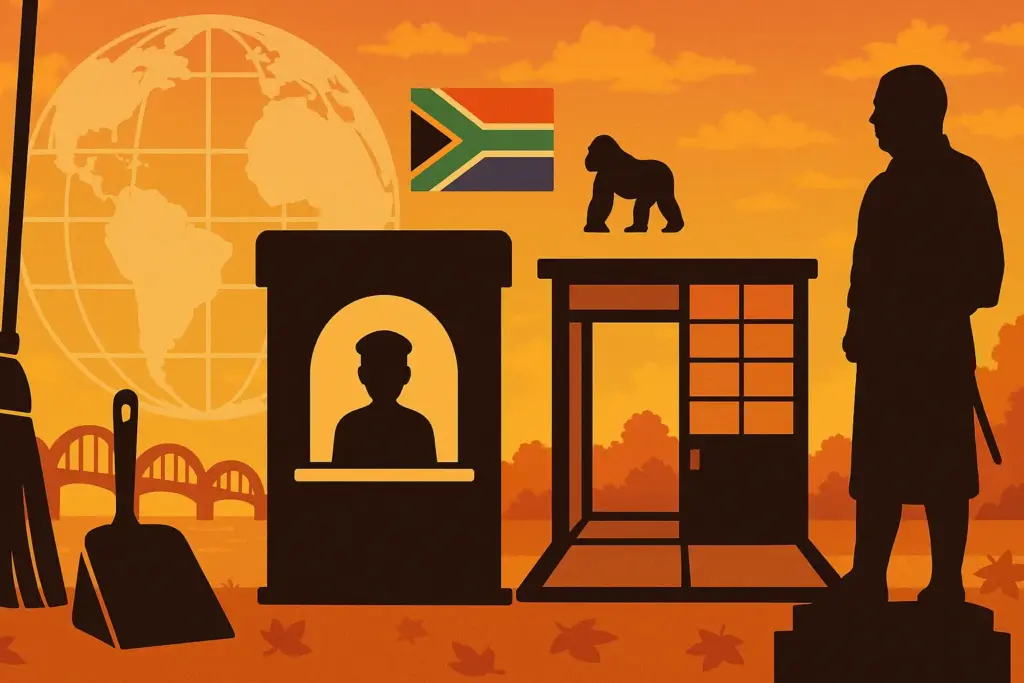 9月24日の記念日イラスト|清掃の日や畳の日、みどりの窓口記念日、南洲忌、天草五橋、世界ゴリラの日などを象徴するデザイン