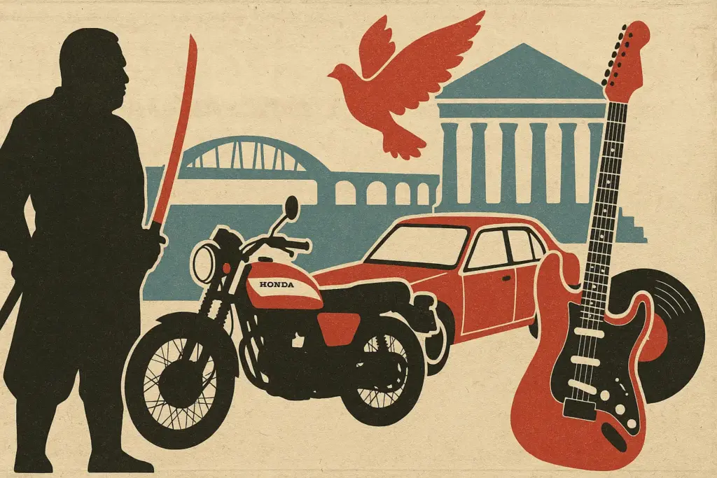 9月24日の歴史イラスト|西南戦争終結やホンダ設立、米国司法制度法制定、ニルヴァーナのアルバム発売など歴史的出来事を表現